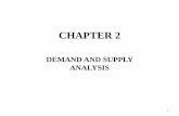 Chapter 2 demand and supply analysis