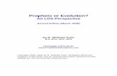 Prophets or Evolution