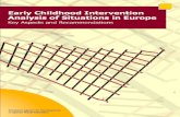 Early Childhood Intervention Analysis of Situations in Europe Key Aspects and Recommendations Eci En