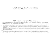 Lighting & Acoustics