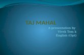 taj Mahal by rabindranath tagore ppt