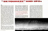 "SKYQUAKES" AND UFO'S by John A. Keel
