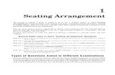 Seating Arrangement - Bank exam