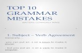 TOP 10 Grammar Mistakes