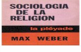 SocioLogia de la Religion Max Weber