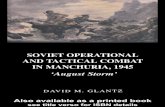 Soviet Operational and Tactical Combat in Manchuria, 1945 'August Storm'