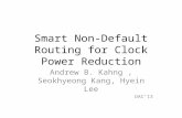 Smart Non-Default Routing for Clock Power Reduction