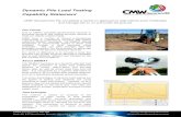 CMW Pile Testing Capability Statement