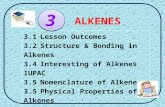 Chapter 3 Alkenes