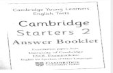 Starters 2 Answer Booklet