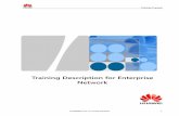 Huawei_Training Description for Enterprise Network