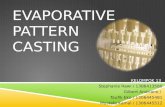 Evaporative Pattern Casting Process