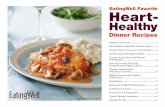 EatingWell Heart Healthy Recipes Cookbook