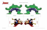 Marvel Avengers Character Playset Printables 1010-1-0