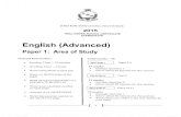 James Ruse Trial HSC 2015 for English Advanced