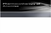 Anemias Pharmacotherapy