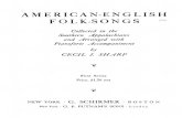Cecil Sharp American Folk Songs