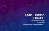 Bjork – Human Behavior