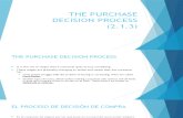 2.1.3 the Purchase Decision Process