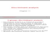 Chap11 Discriminant Analysis