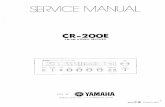 Hfe Yamaha Cr-200e Service
