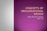 Concepts of Organizational Design