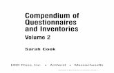 Compendium of Questionnaires and Inventories Volume 2
