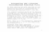 2_Estimating the Lifetime Distribution Function