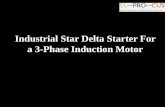 Industrial Star Delta Starter for a 3-Phase Induction Motor