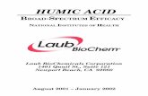 Humic Acid References at NIH