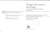 Carnap (1910-1914 (2004)) - Frege Lecture Notes