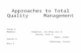 Approaches to Total Quality Management