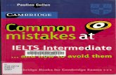 Common Mistakes at IELTS Intermediate Ieltsjuice.com