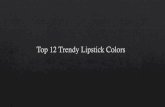 Latest Lipstick Trends