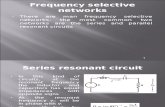 Frequency Selective Networks