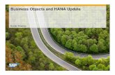 Business Objects and HANA Update
