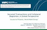 Secured Transactions and Collateral Registries a Global Perspective
