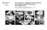 Income Opportunities in Special Forest Products for Rural Entrepreneurs