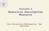 Numerical Descriptive