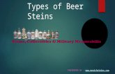 Types of Beer Steins