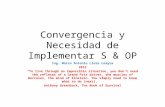 Convergencia  y S&OPen la Red de Suministros 2015.pptx