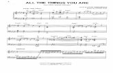Jerome Kern-All the Things You Are-SheetMusicDownload