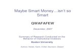 Maybe Smart Money…Isn’t So Smart-maybesmartmoney