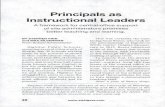 1.Principals as Instructional Leaders