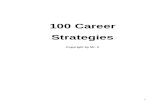100 Career Strategies