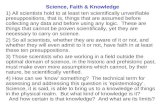 Science Faith & Knowledge