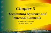 Accounting System and Internal Control, Warren, 21st edition