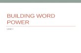 Building Word Power