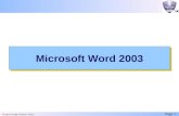 An  Introduction to MS WORD