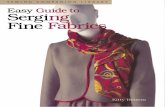Easy Guide to Serging Fine Fabrics